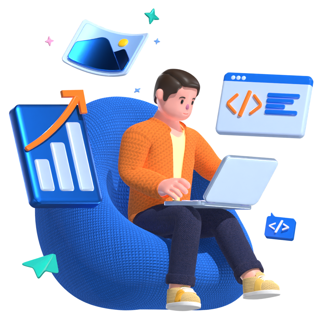 a 3d character coding stuff